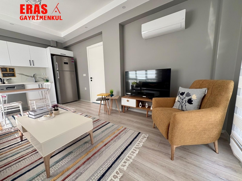 Dalaman'da Kiralk Havuzlu Eyal 1+1 Daire