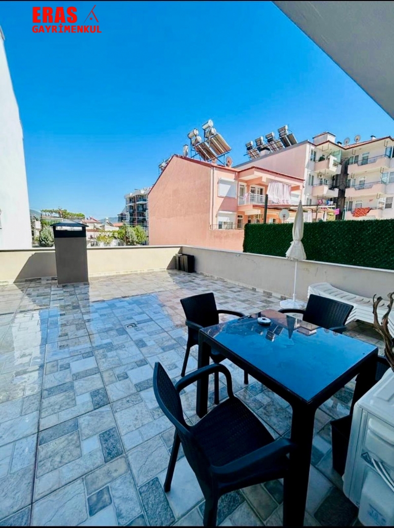 Dalaman'da Sat�l�k Terasl� E�yal� 1+1 Daire