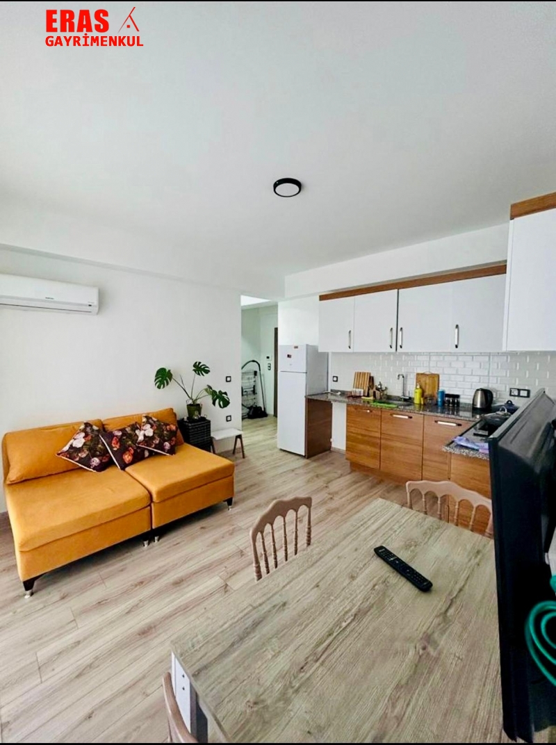 Dalaman'da Sat�l�k Terasl� E�yal� 1+1 Daire