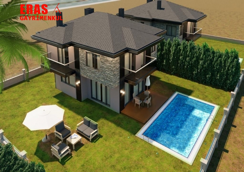 Dalaman'da Satlk Yzme Havuzlu 3+1 Villa