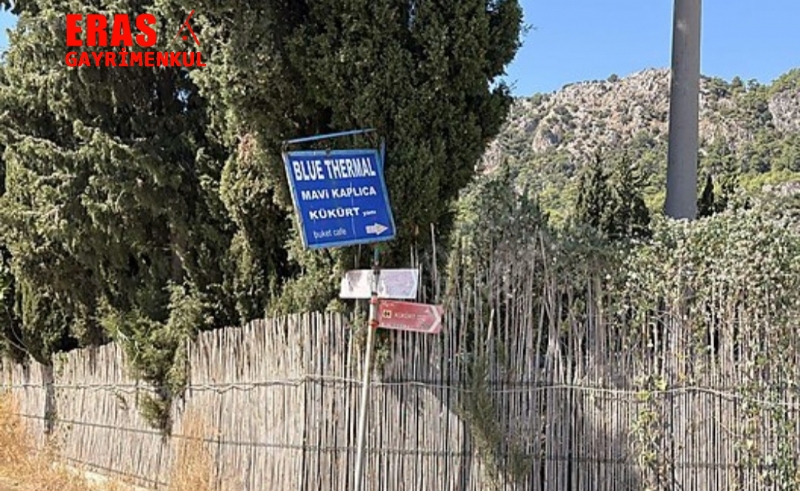 Ortaca Fevziye'de K�k�rt Kapl�calar� Kar��s�nda Sat�l�k 2100 M2 Arazi